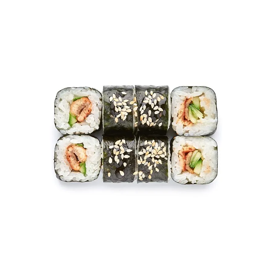 Маки с угрём